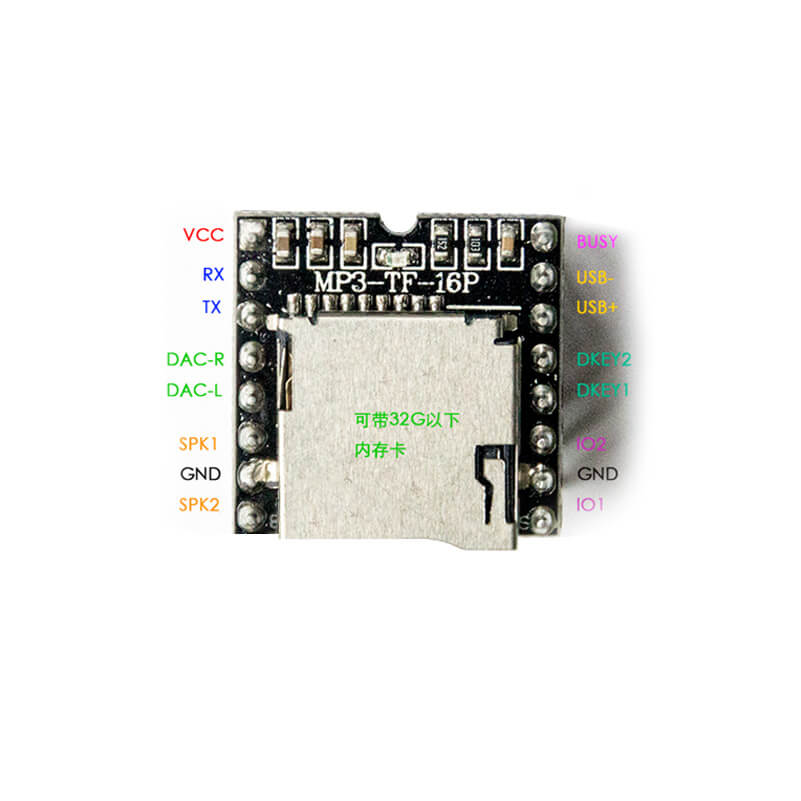 MP3-TF-16P提供串口的MP3？